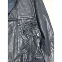 Pelle Studio Adult‎ Jacket Medium 100% Leather Black Y2K Bomber Photo 6