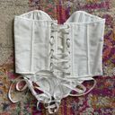 White Corset Top Size XS Photo 3