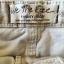 We The Free Skirt Bailey Denim Mini Zebra Print in Cream Size 28 Photo 6