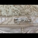 Free People  Busted Knee White Destroyed Ankle Jean Photo 1