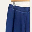 Lafayette 148  Blue High-Waist Wide Leg Pleated Trouser Pants Size 12 Photo 2