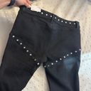 Forever 21 Silver Studded Flare Jeans Photo 2