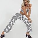 Princess Polly Black and White Latiana Floral Checkerboard Pants + Top Set 8 Photo 7