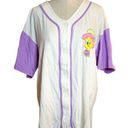 Looney Tunes VTG 90's  Tweety Bird Bucket Hat Flowers Baseball Button
Up Jersey Photo 3