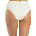 Quint Soul NWT  Malibu High Rise Ivory/White Ribbed Bikini Set - S/M Photo 7