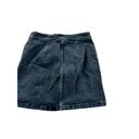 Rag and Bone  Black Washed Denim Skirt Size 8 Photo 1