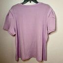 Skinny Girl  Soft Stretchy Purple Puff Sleeve Tee Size 2X New! Photo 7