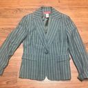 Anne Klein  Gray Stripped Blazer, size 4 Photo 0