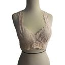 Felina  Lightly Padded Wirefree Women's Lace Bralette Size M Photo 0