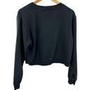 True Religion  Buddha Black Womens XLarge long Sleeve Crop Sweatshirt Photo 2