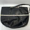 Patricia Nash  Benvenuto Black Leather Distressed Large Tote Bag Studded Purse Photo 13