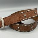 American Eagle Women’s Brown Leather Belt Studded Photo 0