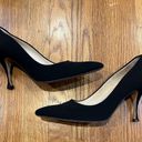 Anne Klein  Black Fabric Stiletto Pumps Shoes Size 10M Photo 1