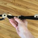 Lovers + Friends  leather belt western thin black size small Photo 0