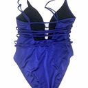 Urban Outfitters  Out From Under Tied Up In Knots Swimsuit Blue Size M NWOT Photo 4