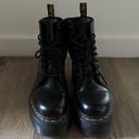 Doc Martens Platform Boots Black Size 6 Photo 0