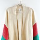 CAbi  Striped Sophia Slouchy Open Front Dolman Cardigan Sweater Cream Small Photo 3