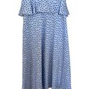 Ted Baker  MABBEL DOTTY PEPLUM Polka Dot DRESS, BLUE/BLACK DOT size 0/US 2 Photo 5