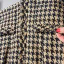 CAbi  Houndstooth Zip Tweed Sweater Career Academia Cardigan Blazer Jacket Photo 2