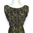 Carmen Marc Valvo  Gold Lace Dress 6 Photo 8