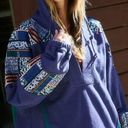 Free People Movement NWOT  Kickoff Pullover - Midnight Navy Combo - S Photo 8