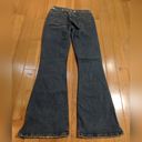 Silver Jeans Silver Lowrise Flare Jeans Womens Size 28 Slight Distress and Acid Wash Photo 1