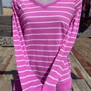 PINK - Victoria's Secret Victoria’s Secret PINK Stripped vneck  Photo 1