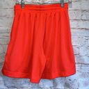 Nike  swoosh fly basketball shorts unlined neon orange m womens elastic waistband Photo 4