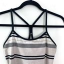 Lululemon  Power Y Tank *Luon Groovy Stripe Black 6 Photo 3