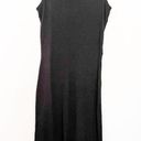 James Perse STANDARD  COTTON JERSEY MAXI DRESS IN DARK CHARCOAL GRAY XL Photo 2