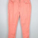 Gap  Melon Orange Cropped Skinny Jeans 25R Photo 0