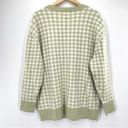 Joie  Gingham Boyfriend Oversized Cardigan Sweater New Photo 11