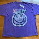 Nirvana NWT oversized distressed short sleeve graphic T shirt dress size L/XL Photo 6