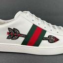 Gucci  Ace Embroidered Arrow Head Flame Crystals Sylvie Women Sneakers EU 42 Photo 8