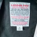 London Fog Vintage  Embroidered Collar Trench Coat wool lining size 8 medium M Photo 5