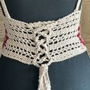 Full Tilt Womens Crochet Crop Top Tank Size M Photo 4