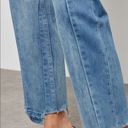 Nordstrom Caara Two Tone Straight Denim Blue Jeans NWT Photo 5