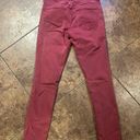 Dear John Gisele High Waisted Maroon Skinny Jeans Size 27 Photo 6