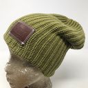 Love Your Melon Light Olive Green Cotton Knit Slouchy Beanie Hat Classic OS Photo 1