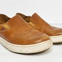 Olukai  Pehuea Cognac Tan Leather Slide On Loafers Size 6.5 Women’s Photo 0