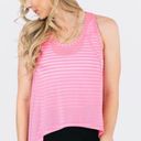 Zyia Active Pink Nimbus split back workout athletic tank🩷🤍 Photo 0