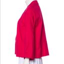 Lafayette 148  Fuchsia Wing Lapel Long Sleeve Blazer hook & eye closure size 8 🆕 Photo 10