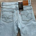 Levi’s NWT  Wedgie Premium Denim Light Wash Button Fly Jeans | Blue | 25 Photo 6