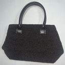 The Sak  Tote Clutch Purse Brown Crochet Boho Handbag Womens Ladies Photo 2