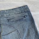 Juicy Couture 🌞 VTG Y2K  Light Blue LOW RISE Denim Capri Pants Wide Leg Size 26 Photo 8