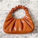 JW Pei  GABBI RUCHED HOBO HANDBAG NUTELLA Photo 3