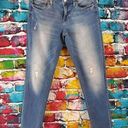 White House | Black Market WHBM Girlfriend Light Wash Distressed Denim Jeans Size 4 Photo 0