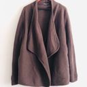 Vince  Jacket Size L Thick Wool Open Front Brown Sugar Warm Cozy Neutral Earth Photo 5