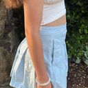 American Eagle Outfitters Pleated Baby Blue Tennis Skirt Photo 2