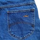 Vintage Chic Cutoff Jean Shorts Baggy Medium Wash High Waisted Mom Frayed Denim Blue Size 14 Photo 4